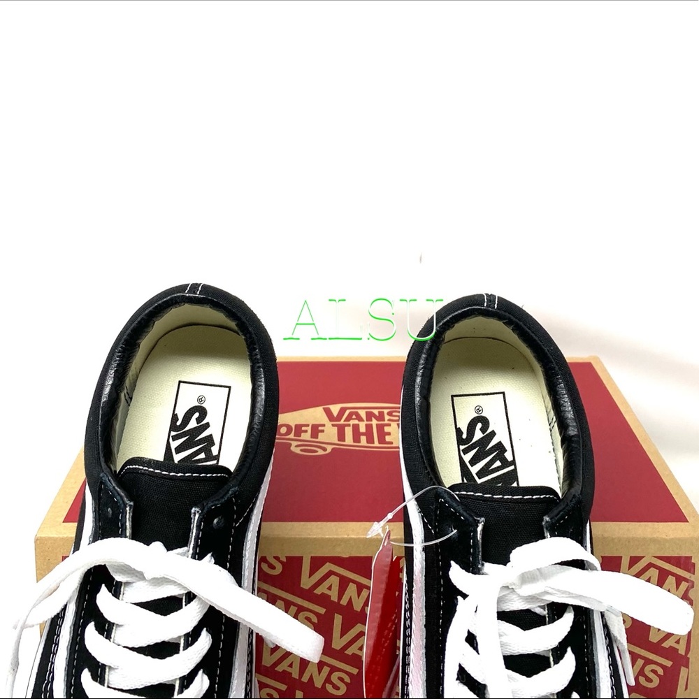 VANS Old Skool Platform Suede Black White Women’s Size 6.5 VN0A3B3UY28 - Picture 4 of 10